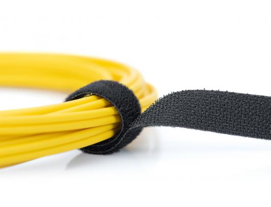 Kabelio kanalas Digitus | Cable management touch fastener strap | 10 m | Black