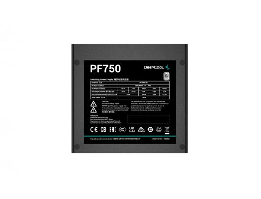 Maitinimo blokas Deepcool PF750 750 W, 80 PLUS Standard Certified