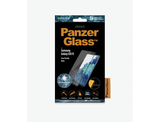 Ekrano apsauga PanzerGlass Samsng, Galaxy S21 FE CF, Hybrid glass, Black, Screen Protector