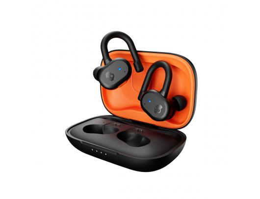 Ausinės Skullcandy True Wireless Earbuds Push Active In-ear, Microphone, Bluetooth, Wireless, Black/Orange