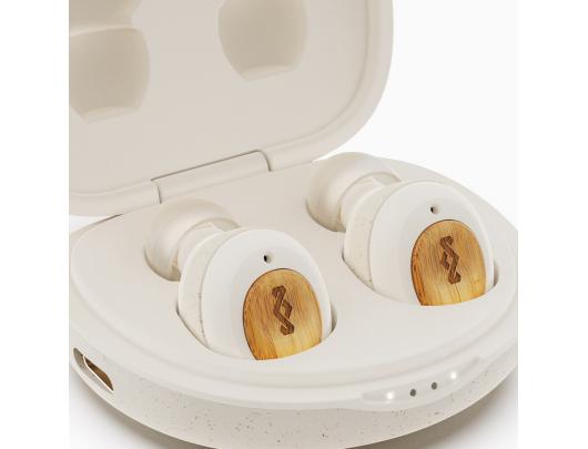 Ausinės su mikrofonu Marley True Wireless Earbuds Champion Built-in microphone, Bluetooth, In-ear, Cream