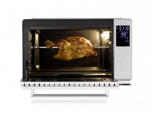 Mini orkaitė Caso Compact oven Bake & Style 26 Touch 26 L, Electric, Easy Clean, Sensor touch, Height 30 cm, Width 48 cm, Silver