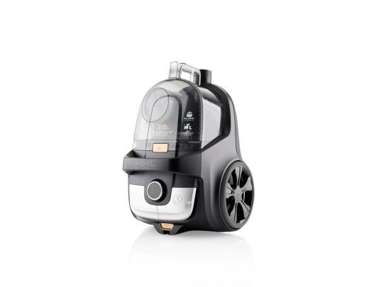 Dulkių siurblys ETA Vacuum cleaner Grande Animal ETA222390000 Bagless, Power 850 W, Dust capacity 3.2 L, Black/Gold