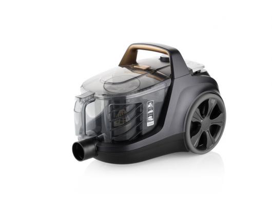 Dulkių siurblys ETA Vacuum cleaner Grande Animal ETA222390000 Bagless, Power 850 W, Dust capacity 3.2 L, Black/Gold