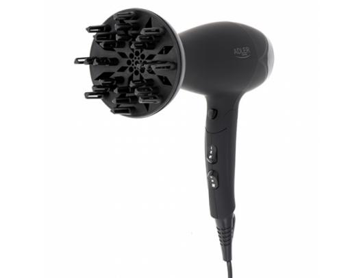 Plaukų džiovintuvas Adler Hair dryer AD 2267 2100 W Number of temperature settings 3 Diffuser nozzle Black