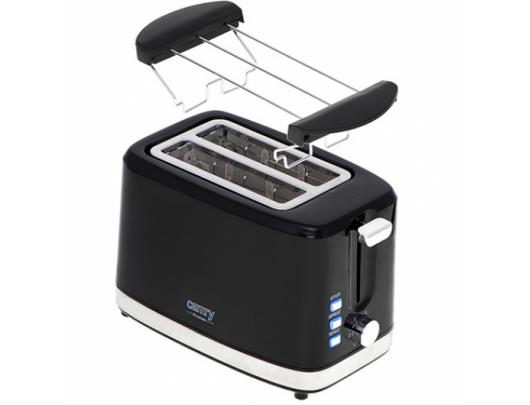 Skrudintuvas Camry Toaster CR 3218 Power 750 W, Number of slots 2, Housing material Plastic, Black