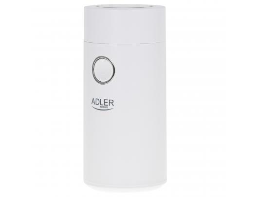 Kavamalė Adler Coffee Mill AD 4446ws 150 W, Coffee beans capacity 75 g, White