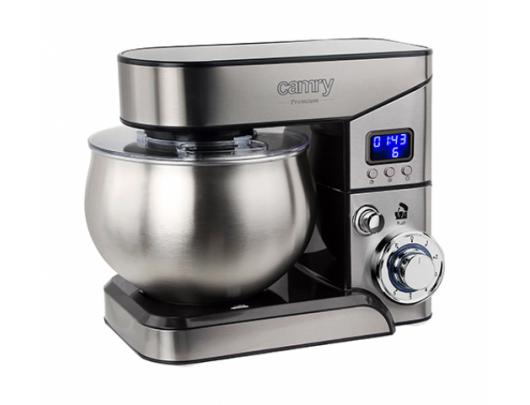 Virtuvinis kombainas Camry Planetary Food Processor CR 4223 Number of speeds 6, 2000 W, Bowl capacity 5 L, Stainless steel, Silver
