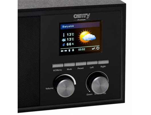 Radijo imtuvas Camry Internet radio CR 1180 Display LCD, AUX in, Black, Alarm function