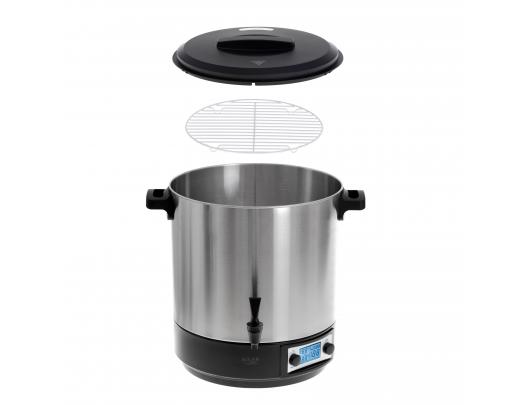Multifunkcinis puodas Adler Electric pot/Cooker AD 4496 Stainless steel/Black, 28 L, Lid included
