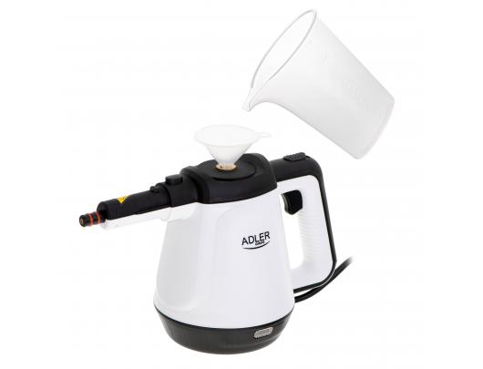 Garų valytuvas Adler Steam cleaner AD 7038 Power 1200 W, Steam pressure 3.5 bar, Water tank capacity 0.45 L, White/Black