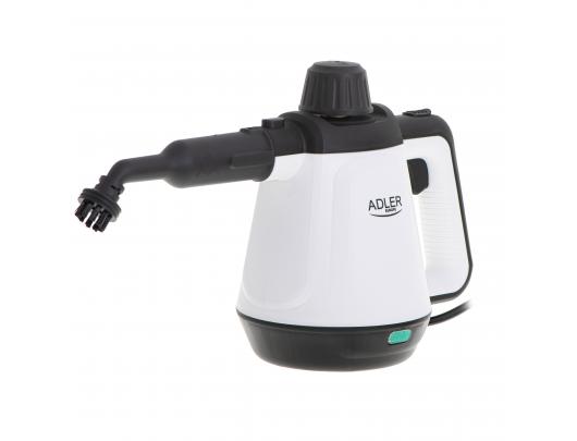 Garų valytuvas Adler Steam cleaner AD 7038 Power 1200 W, Steam pressure 3.5 bar, Water tank capacity 0.45 L, White/Black