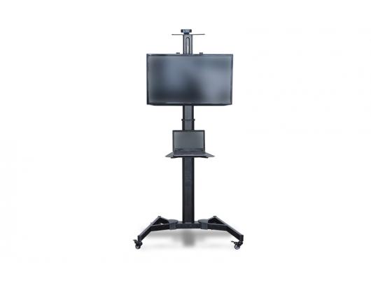 Laikiklis Digitus TV-Cart for screens up to 70", max. 50kg wheelbase, VESA max. 600x400, Black