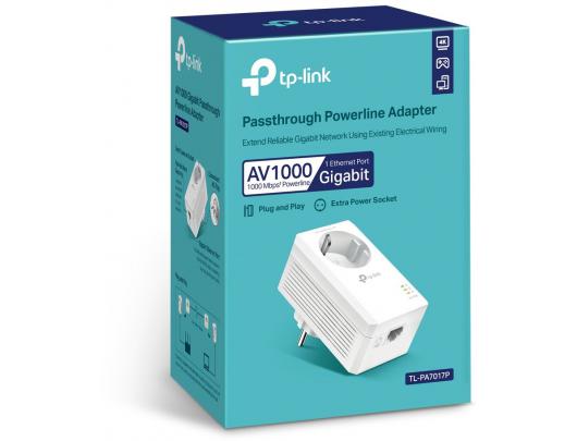 Powerline adapteris TP-Link TL-PA7017P V4 1000 Mbps