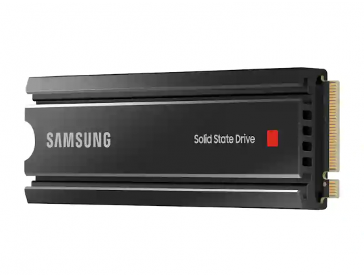 SSD diskas Samsung 980 PRO with Heatsink 2000GB, SSD form factor M.2 2280, SSD interface M.2 NVMe 1.3c, Write speed 5100 MB/s, Read speed 7000 MB/s