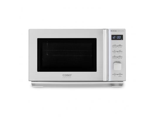 Mikrobangų krosnelė Caso Microwave Oven with Grill MG 20 Cube Free standing, 800 W, Grill, Silver