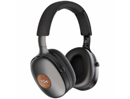 Ausinės Marley Positive Vibration XL ANC Headphones, Over-Ear, Wireless, Microphone, Signature Black