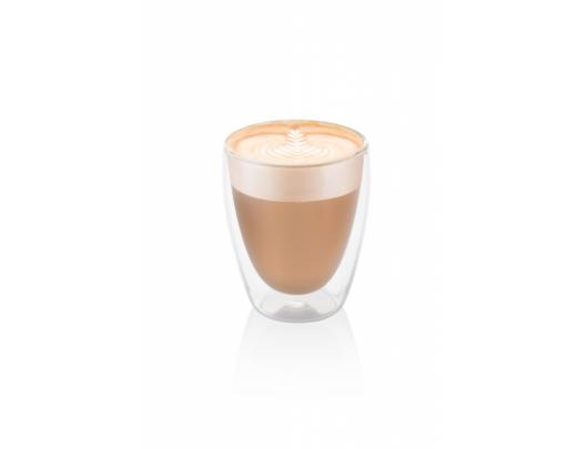 Puodeliai ETA Cappuccino cups ETA418193010 skirta cappuccino coffee, 2 vnt, Dishwasher proof, Glass