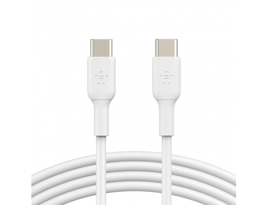 Kabelis Belkin BOOST CHARGE CAB003bt2MWH USB-C to USB-C, 2 m, White