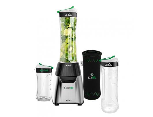 Kokteilinė ETA Blender Activmix Team ETA110390000 Tabletop, 350 W, Jar material Glass, Jar capacity 0.6 L, Ice crushing, Black/Stainless steel