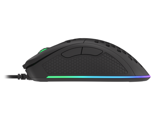 Žaidimų pelė Genesis Gaming Mouse Krypton 555 Wired, 8000 DPI, USB 2.0, Black