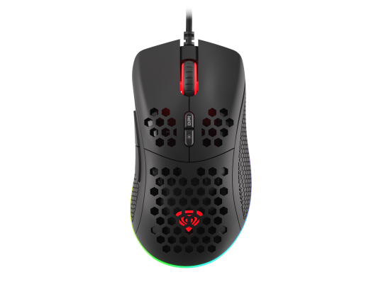 Žaidimų pelė Genesis Gaming Mouse Krypton 555 Wired, 8000 DPI, USB 2.0, Black