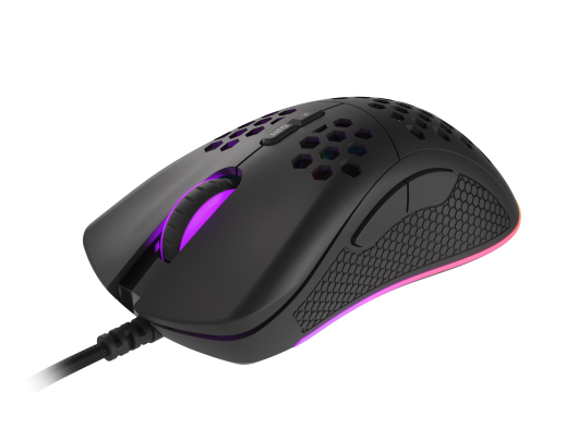Žaidimų pelė Genesis Gaming Mouse Krypton 555 Wired, 8000 DPI, USB 2.0, Black