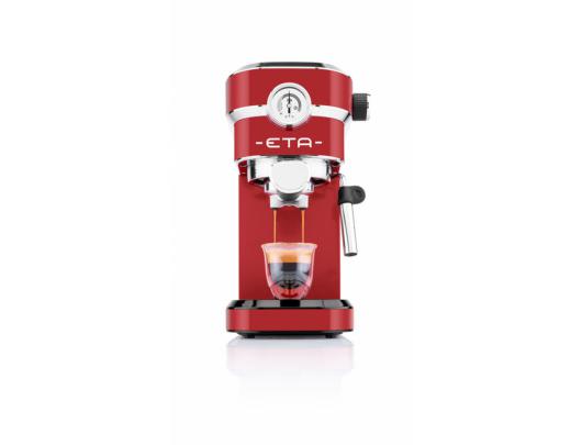 Kavos aparatas ETA Espresso coffee maker ETA618190030 Storio Pump pressure 20 bar Built-in milk frother Table 1350 W Red
