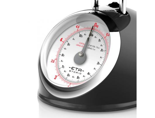 Virtuvinės svarstyklės ETA | Kitchen scale | ETA577790020 Storio | Maximum weight (capacity) 5 kg | Graduation 25 g | Black