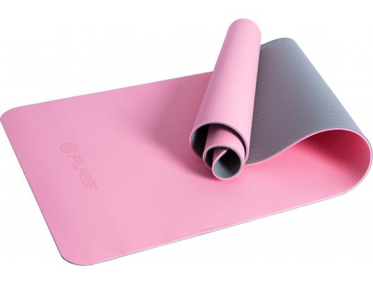 Kilimėlis Pure2Improve Yoga Mat 1730 mm, 580 mm, 6 mm, TPE, Pink