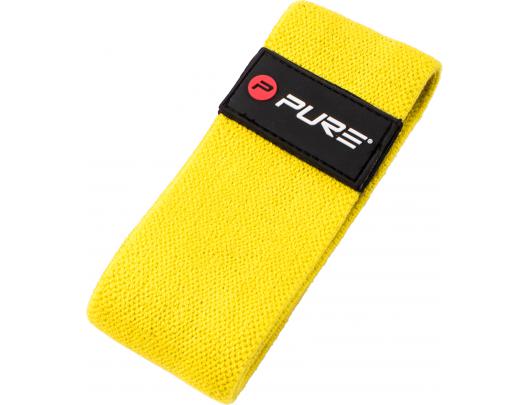 Gumos Pure2Improve Textile Resistance Band Light 45 kg, Yellow, 100% Polyester