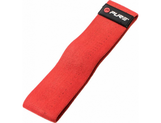 Gumos Pure2Improve Textile Resistance Band Heavy 45 kg, Red, 100% Polyester