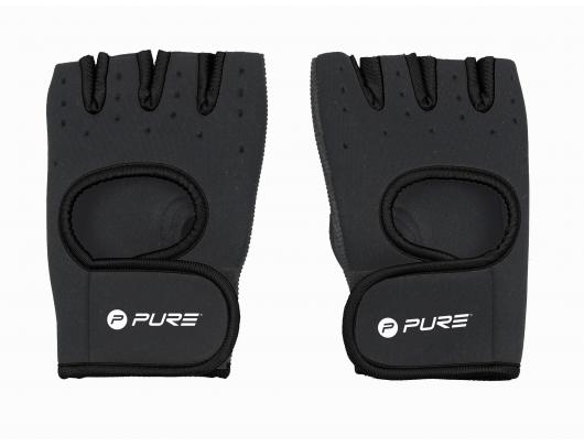 Pirštinės Pure2Improve Fitness Gloves Black, Neoprene