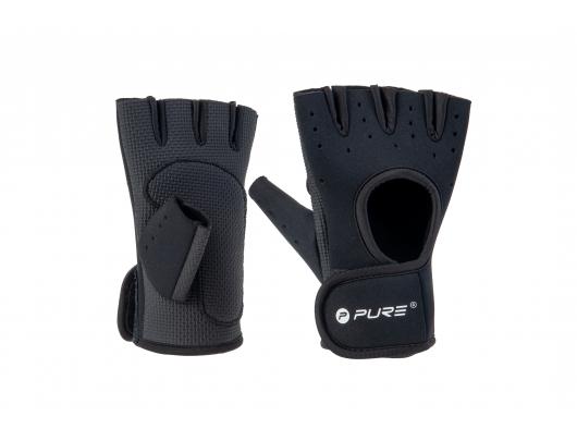 Pirštinės Pure2Improve Fitness Gloves Black, Neoprene