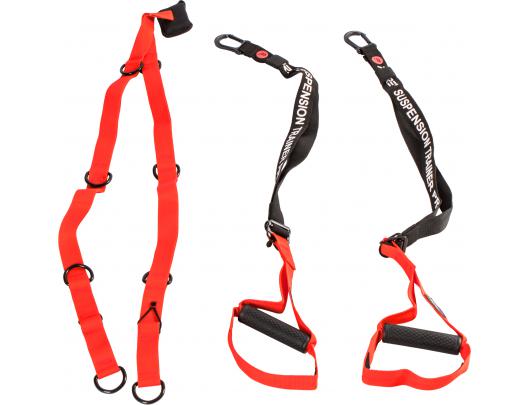 Gumos Pure2Improve Suspension Trainer Pro Black/Red, 70% Pp, 15% Plastic, 10% Metal, 5% Nylon