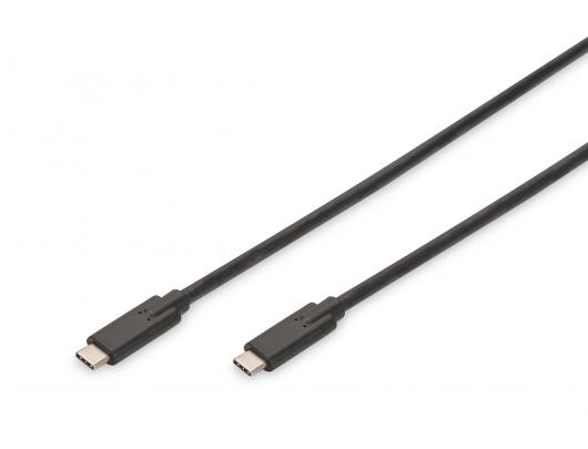 Kabelis Digitus USB Type-C Connection Cable AK-300139-010-S USB Male 3.1 Gen 2 (Type C), USB Male 3.1 Gen 2 (Type C), Black, 1 m