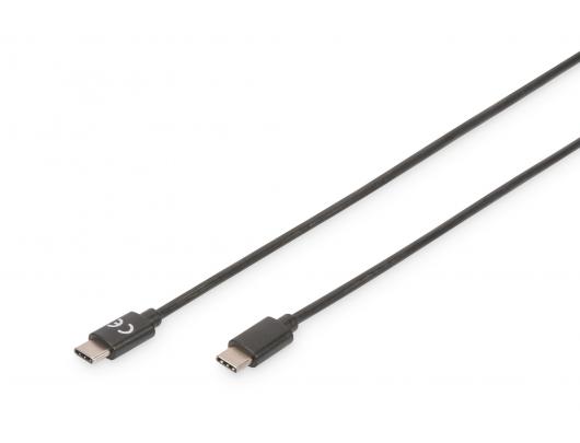 Kabelis Digitus USB Type-C Connection Cable AK-300138-018-S USB Male 2.0 (Type C), USB Male 2.0 (Type C), Black, 1.8 m