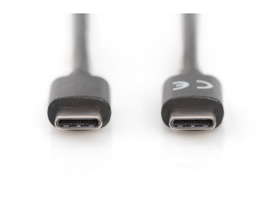 Kabelis Digitus USB Type-C Connection Cable AK-300138-010-S USB Male 2.0 (Type C), USB Male 2.0 (Type C), Black, 1 m