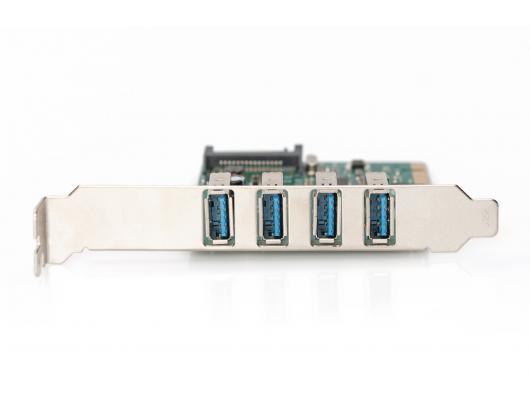 Adapteris Digitus USB, PCI Express 2.0 x1, 5 Gbps