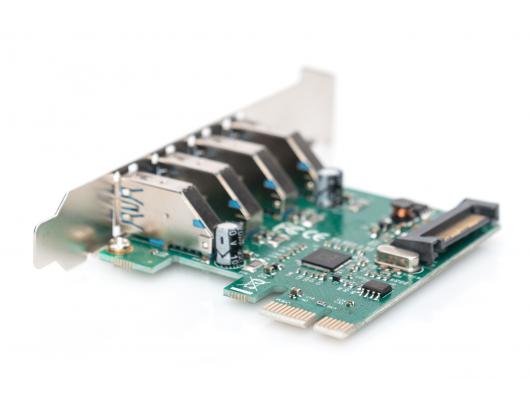 Adapteris Digitus USB, PCI Express 2.0 x1, 5 Gbps
