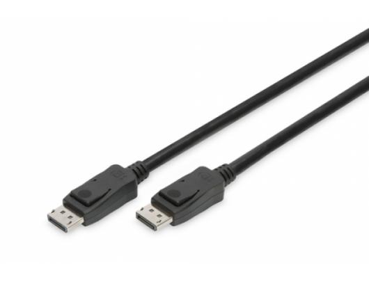 Kabelis Digitus DisplayPort Connection Cable AK-340106-010-S Black, DisplayPort to DisplayPort, 1 m