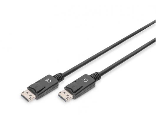 Kabelis Digitus DisplayPort Connection Cable AK-340100-020-S Black, DisplayPort to DisplayPort, 2 m