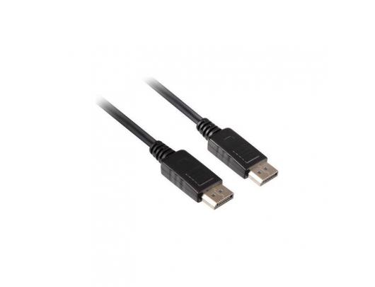 Kabelis Digitus DisplayPort Connection Cable AK-340103-020-S Black, DisplayPort to DisplayPort, 2 m