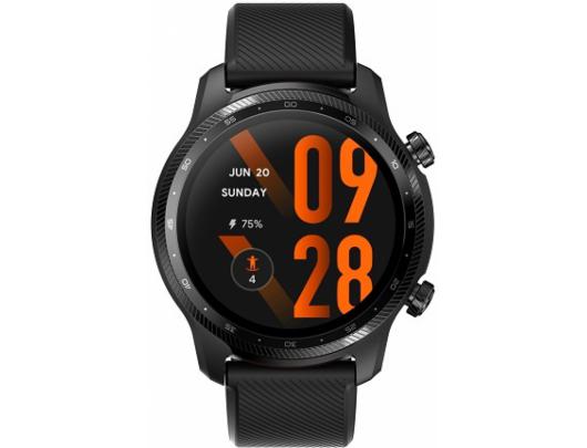 Išmanusis laikrodis TicWatch Pro 3 Ultra GPS 3.56 cm (1.4"), Smart watch, NFC, GPS (satellite), AMOLED + FSTN, Heart rate monitor, Bluetooth, 1 GB, 8