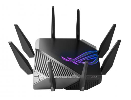 Maršrutizatorius Asus Wi-Fi 6 Tri-Band Gigabit Gaming Router ROG GT-AXE11000 Rapture 802.11ax, 1148+4804+4804 Mbit/s, 10/100/1000/2500 Mbit/s, Etherne