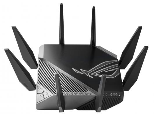 Maršrutizatorius Asus Wi-Fi 6 Tri-Band Gigabit Gaming Router ROG GT-AXE11000 Rapture 802.11ax, 1148+4804+4804 Mbit/s, 10/100/1000/2500 Mbit/s, Etherne