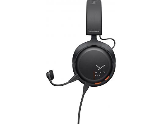 Ausinės su mikrofonu Beyerdynamic Gaming Headset MMX100 Built-in microphone, Wired, Over-Ear, Black