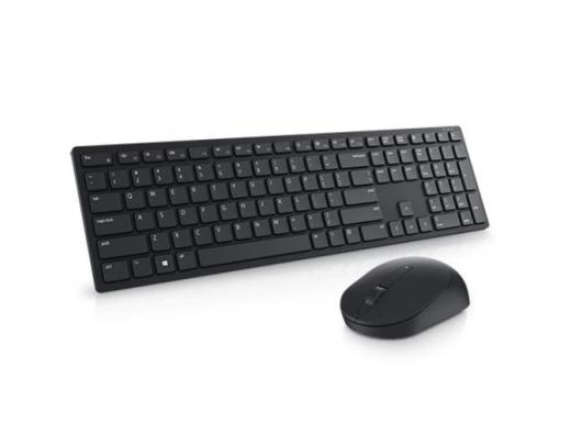 Klaviatūra+pelė Dell Pro Keyboard and Mouse (RTL BOX) KM5221W Wireless, Batteries included, EN/LT, Black