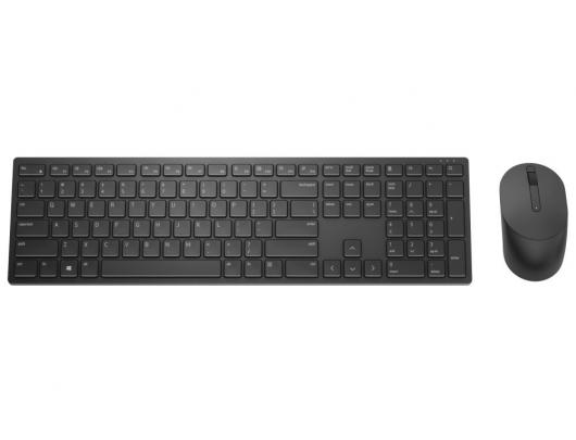 Klaviatūra+pelė Dell Pro Keyboard and Mouse (RTL BOX) KM5221W Wireless, Batteries included, EN/LT, Black