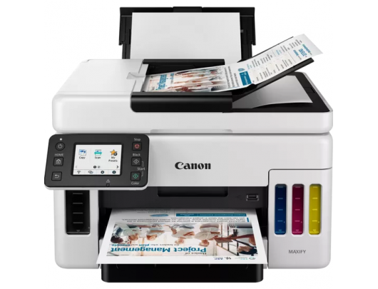 Rašalinis daugiafunkcinis spausdintuvas Canon Inkjet printer IJ MFP GX5050 EUR Color Inkjet, A4, Wi-Fi, White/Black